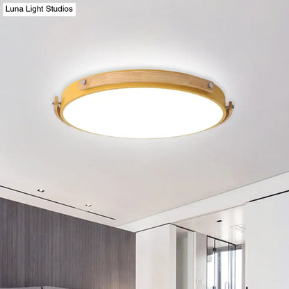 DecorBites™ DecorBites™ Macaron-Style Acrylic Circular LED Flush Ceiling Light - Stylish Ceiling Lamp for Kid's Bedroom and Hallways
