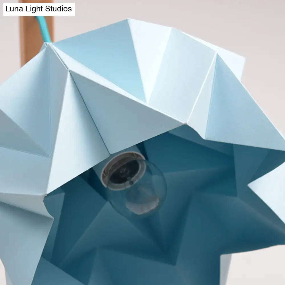 DecorBites™ DecorBites™ Macaron Wall Mounted Lamp with Domed Shade - Wood Backplate, 1 Head, White/Pink/Yellow/Blue/Green Sconce Light Fixture