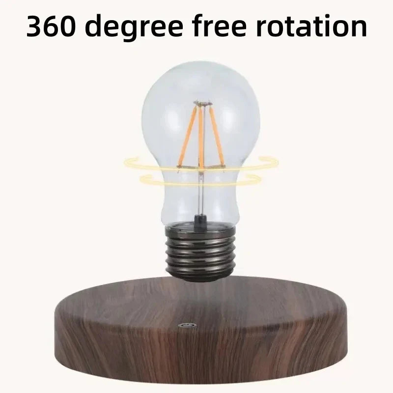 Magnetic Levitation Lamp Creativity Floating Glass LED Bulb Home Office Desk Decoration Birthday Gift Table Novelty