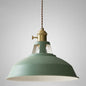 Marta - Industrial Macarons Industrial  Barn Shade Pendant Light Metal 1-Light Pendant Lighting For Restaurant