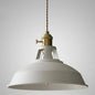 Marta - Industrial Macarons Industrial  Barn Shade Pendant Light Metal 1-Light Pendant Lighting For Restaurant