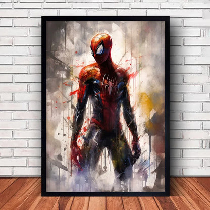 Marvel Canvas Wall Art Print - Superhero Poster - Posters