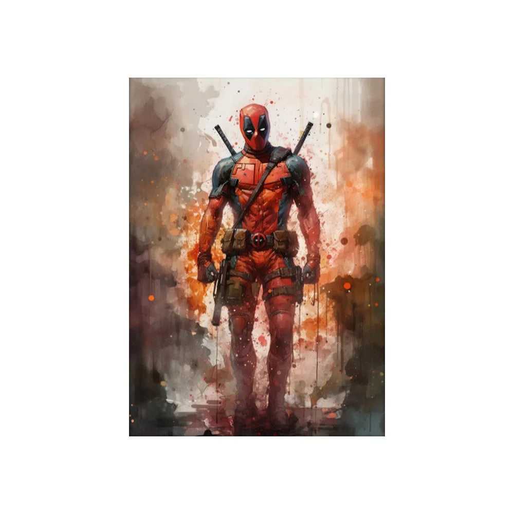 Marvel Canvas Wall Art Print - Superhero Poster - SW8765 / (A2)42x60cm Unframed - Posters