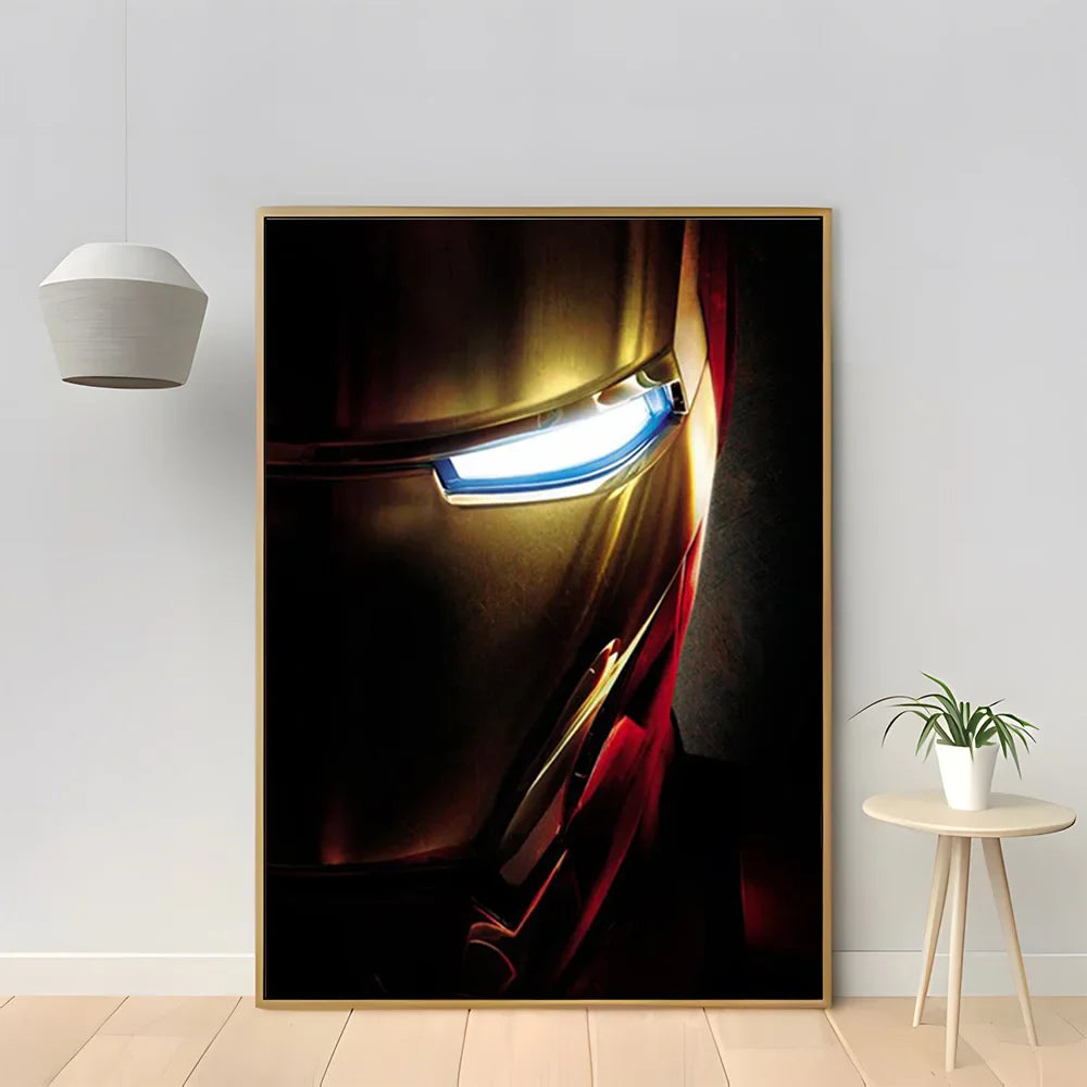Marvel Iron Man Home Decor Poster Canvas - Style 8 / 55X80cm Unframed - Posters