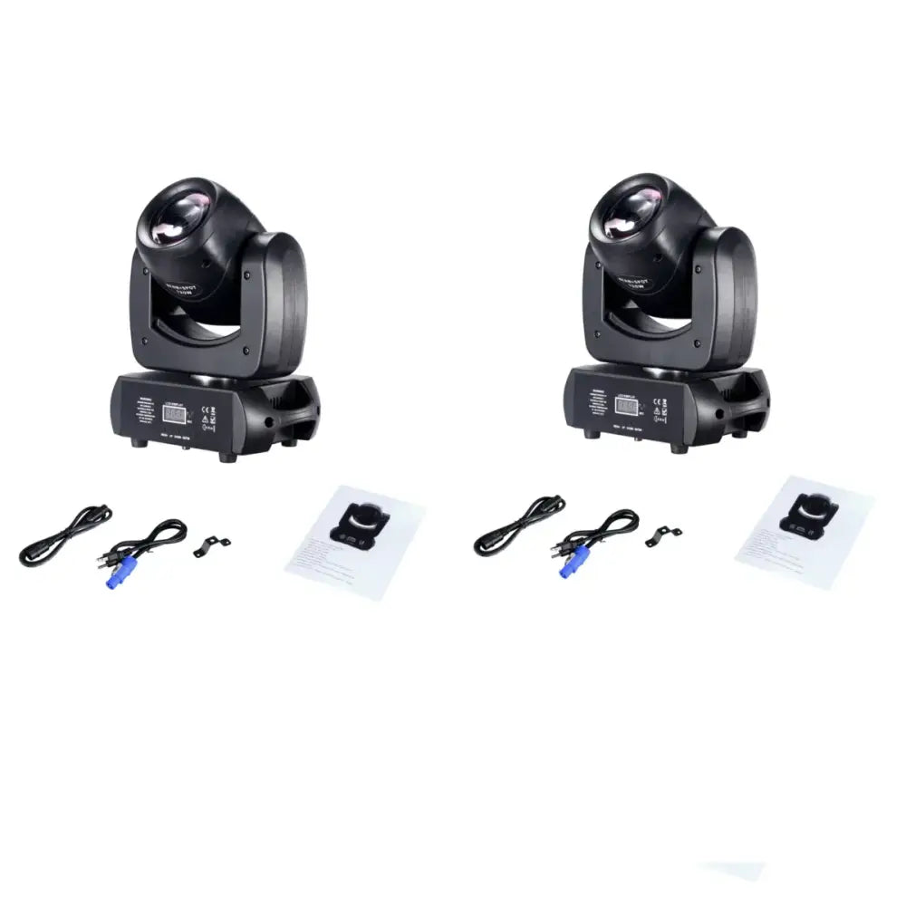 Matte black decorbites 120w moving head light with adjustable focus and metallic finish for stage and living room decor