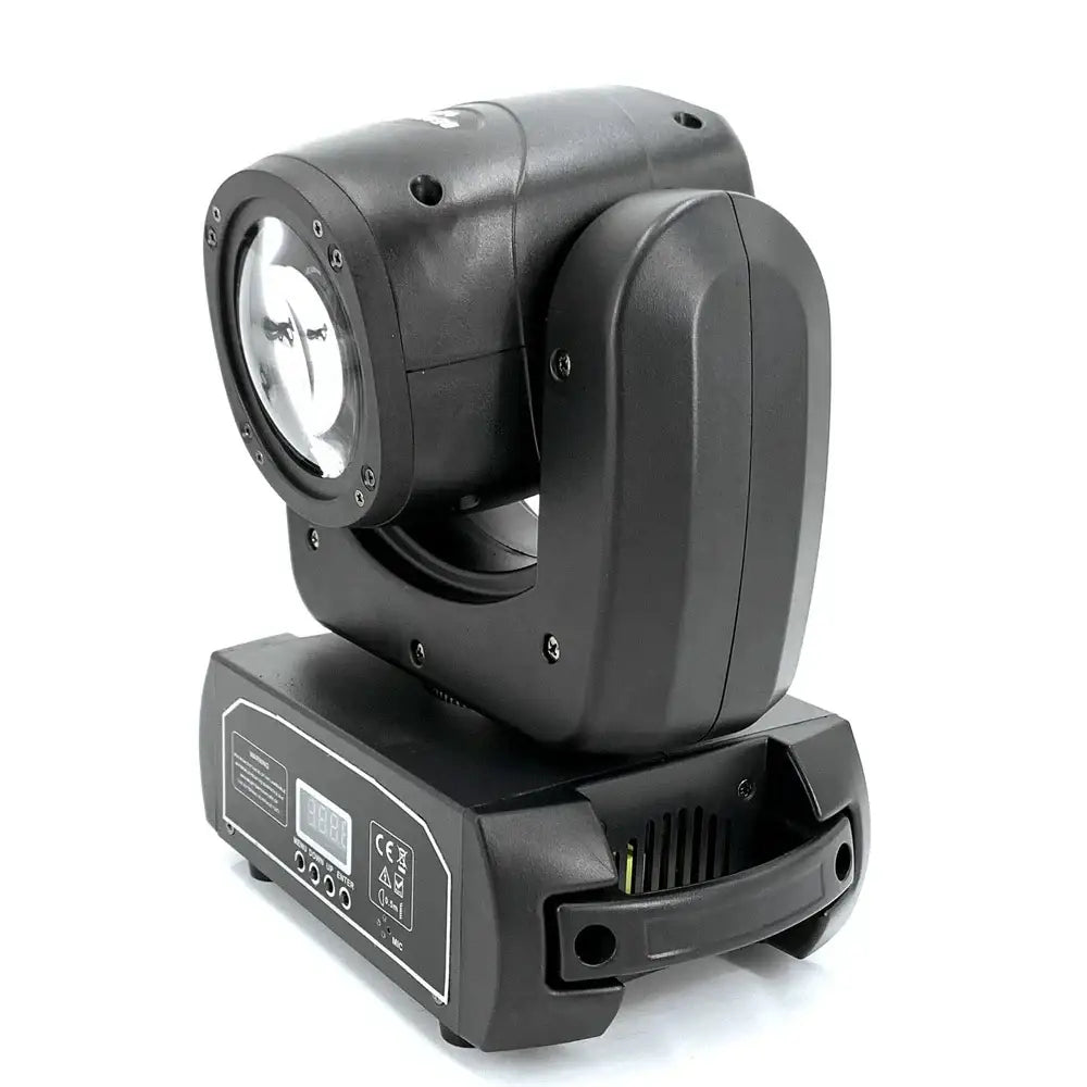 Matte black decorbites 120w moving head light stage spotlight with clear lens and angular design for living room decor