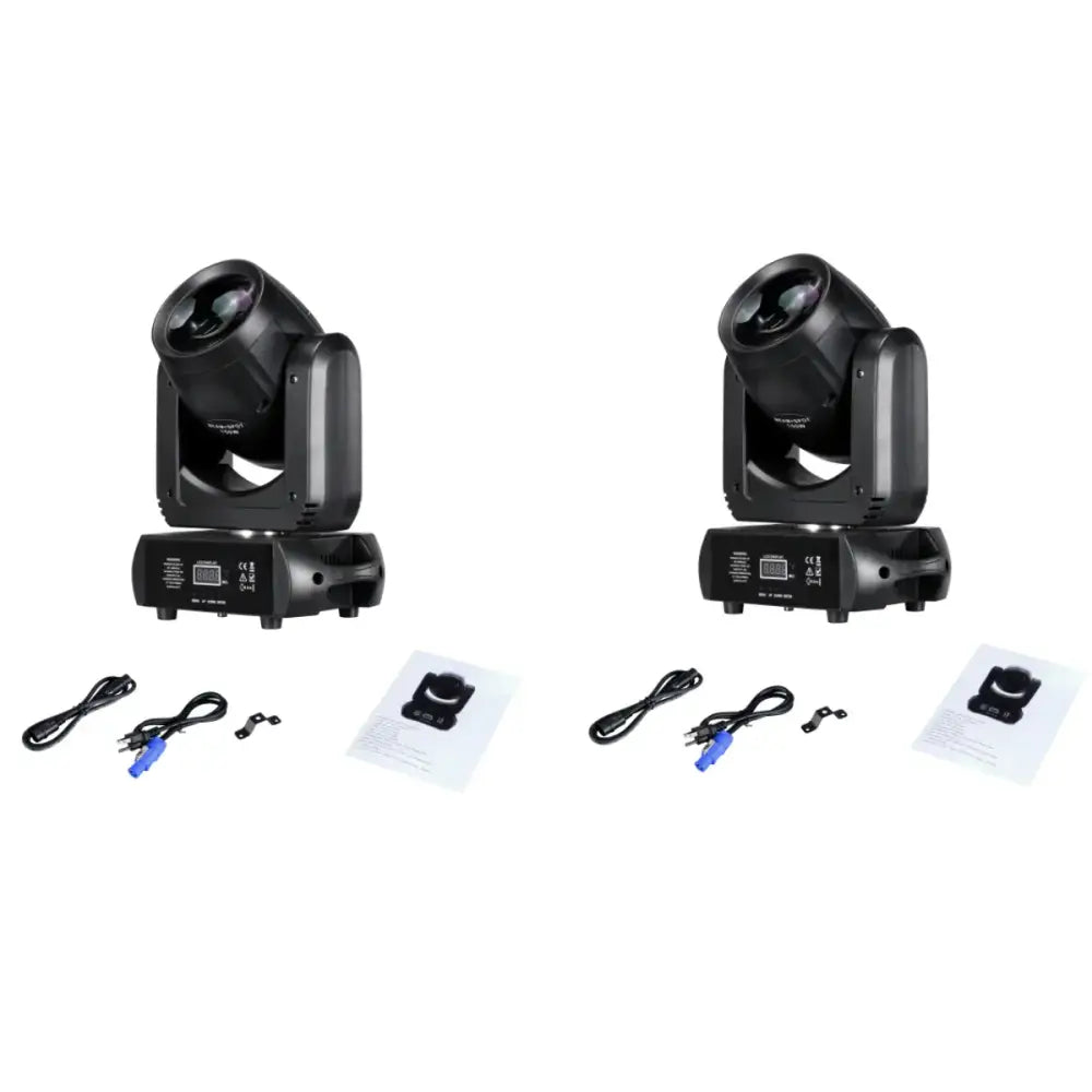 Matte black 150w mini led moving head stage light with adjustable heads and control panels for party room use