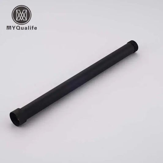 Matte black brass bathroom faucet extension tube by myqualife with threaded ends for heightening decorbites brass black