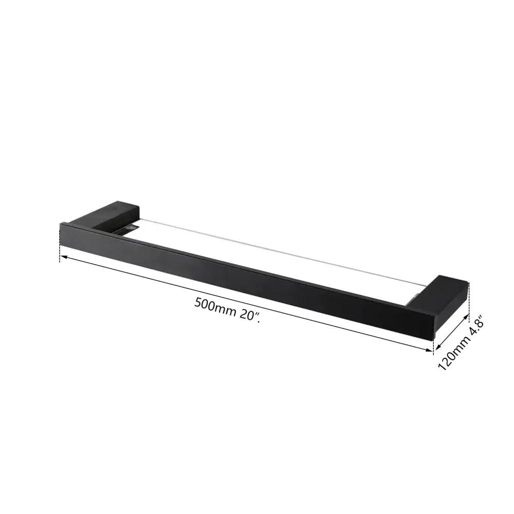 Matte black stainless steel bathroom hardware set towel rack with sleek modern design and integrated mounting brackets