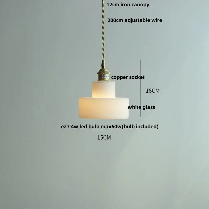 Matte brown and copper ceramic walnut pendant light with frosted glass shades and brass socket for kitchen decorbites ceramic walnut pendant