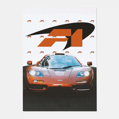 Mclaren P1 GTR Luxury Poster for Home Decor - Posters