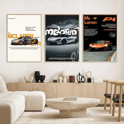 Mclaren P1 GTR Luxury Poster for Home Decor - Posters