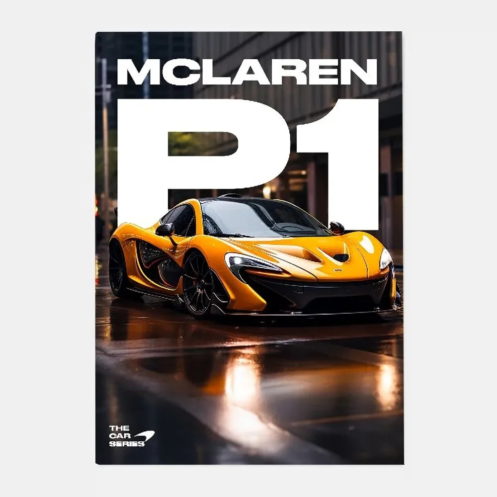 Mclaren P1 GTR Luxury Poster for Home Decor - z8 / 15X20cmNoframe - Posters