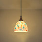 Mediterranean Beige Shell Mosaic Bell Hanging Lamp - Kitchen Pendant Lighting