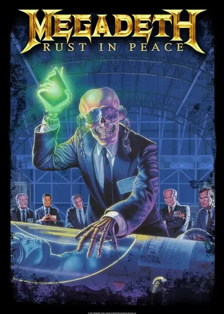 Megadeth Canvas Poster: Rock Music Wall Art - P10 / 30x40cm No Frame - Posters