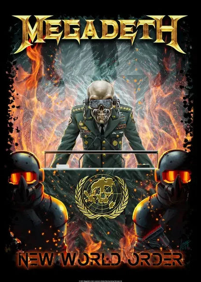 Megadeth Canvas Poster: Rock Music Wall Art - P13 / 50x70cm No Frame - Posters