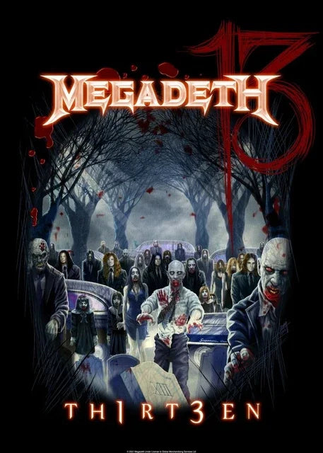 Megadeth Canvas Poster: Rock Music Wall Art - P15 / 50x70cm No Frame - Posters