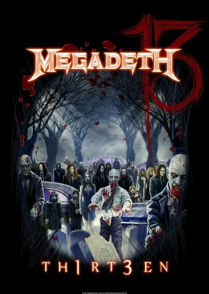 Megadeth Canvas Poster: Rock Music Wall Art - P15 / 50x70cm No Frame - Posters
