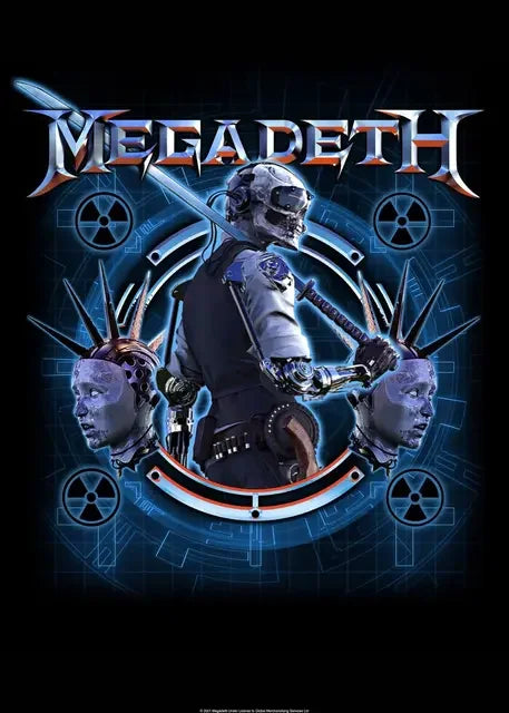 Megadeth Canvas Poster: Rock Music Wall Art - P17 / 50x70cm No Frame - Posters