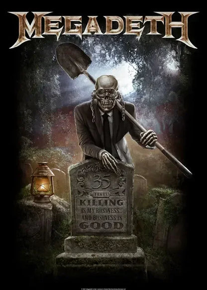 Megadeth Canvas Poster: Rock Music Wall Art - P4 / 30x40cm No Frame - Posters
