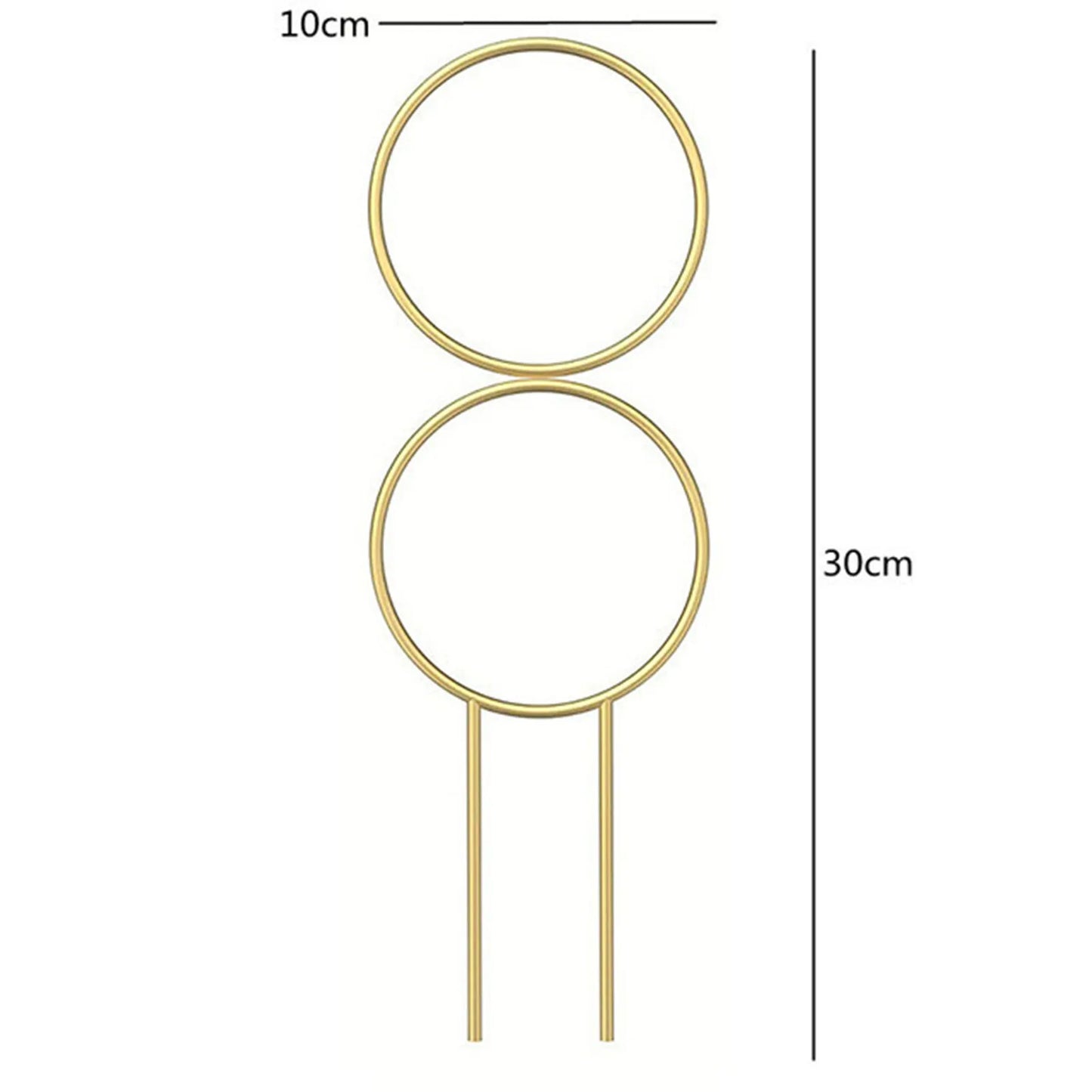 Metal Garden Plant Stand for Indoor and Outdoor Growth - Golden 1