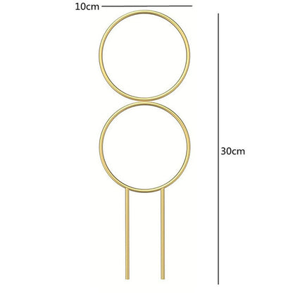 Metal Garden Plant Stand for Indoor and Outdoor Growth - Golden 1