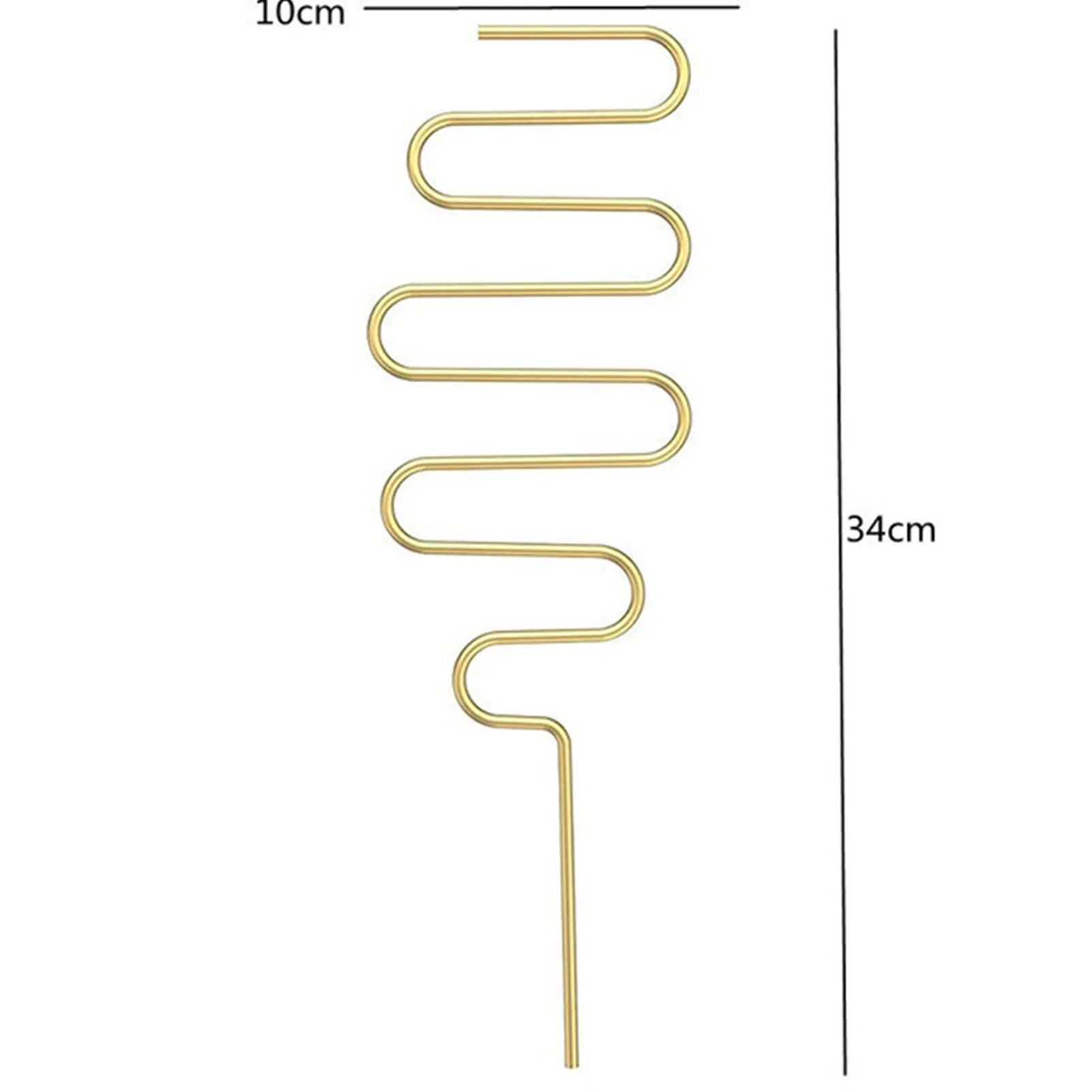 Metal Garden Plant Stand for Indoor and Outdoor Growth - Golden 3