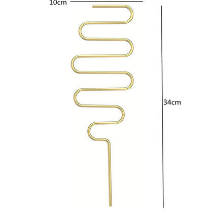 Metal Garden Plant Stand for Indoor and Outdoor Growth - Golden 3