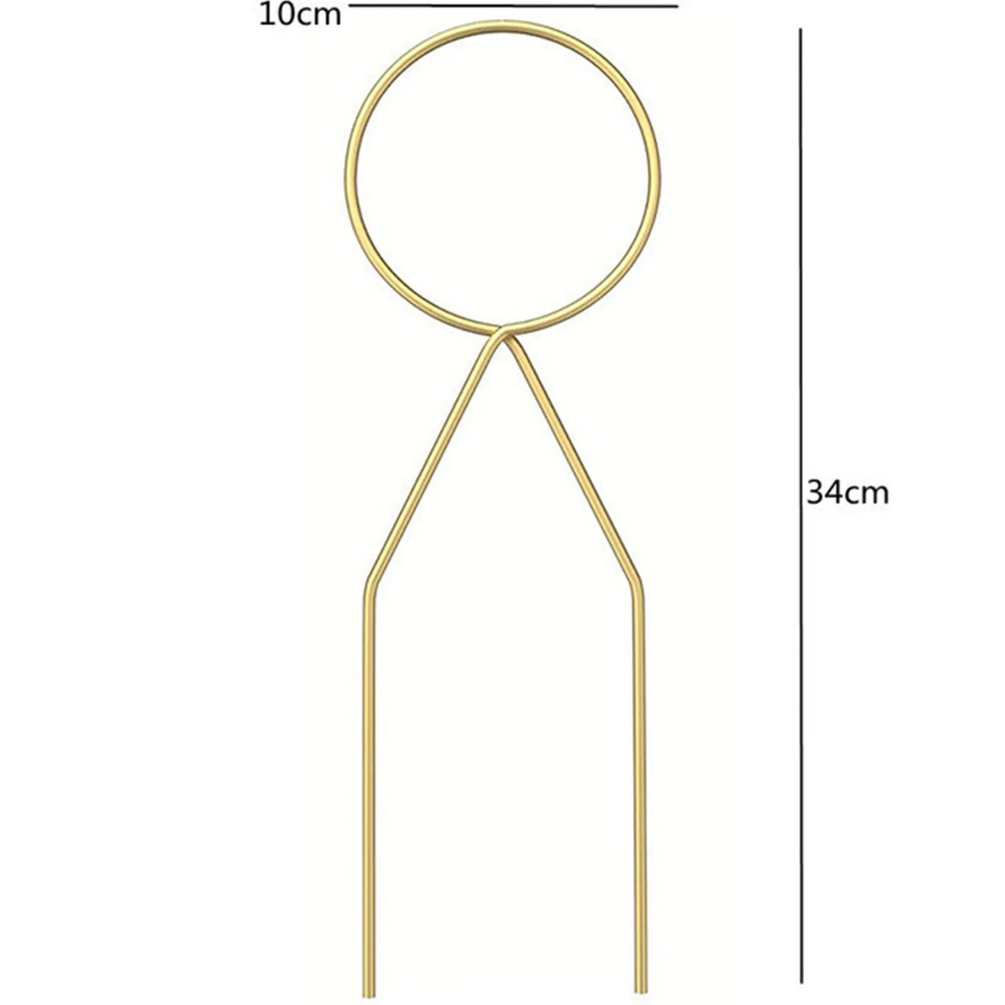 Metal Garden Plant Stand for Indoor and Outdoor Growth - Golden