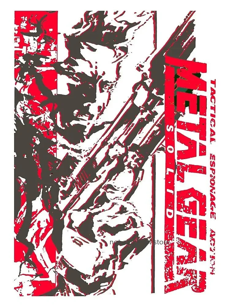Metal Gear Solid Art Poster - Canvas Print - P13 / 20x30cm No Frame - Posters