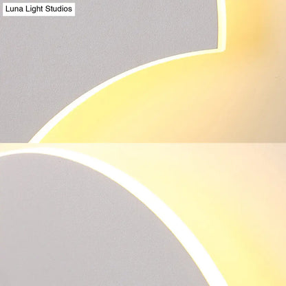 DecorBites™ DecorBites™ Metal Grey LED Fan Wall Sconce for Modern & Ancient Themed Bedroom and Bathroom