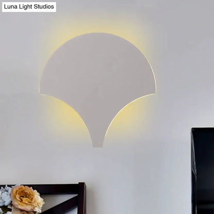 DecorBites™ DecorBites™ Metal Grey LED Fan Wall Sconce for Modern & Ancient Themed Bedroom and Bathroom