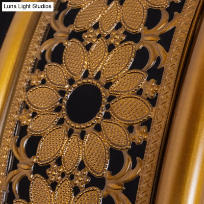 Metal Hanging Light: Brass Industrial Chandeliers - Bare Bulb, 3-Light for Living Room