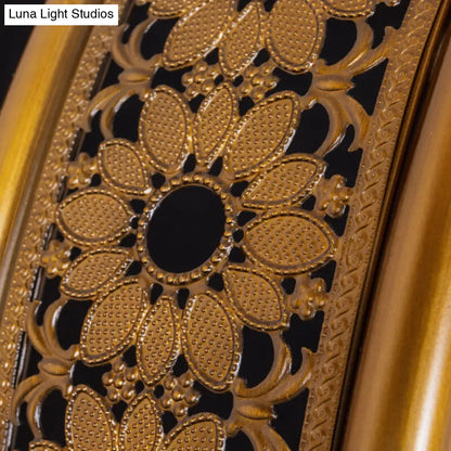 Metal Hanging Light: Brass Industrial Chandeliers - Bare Bulb, 3-Light for Living Room