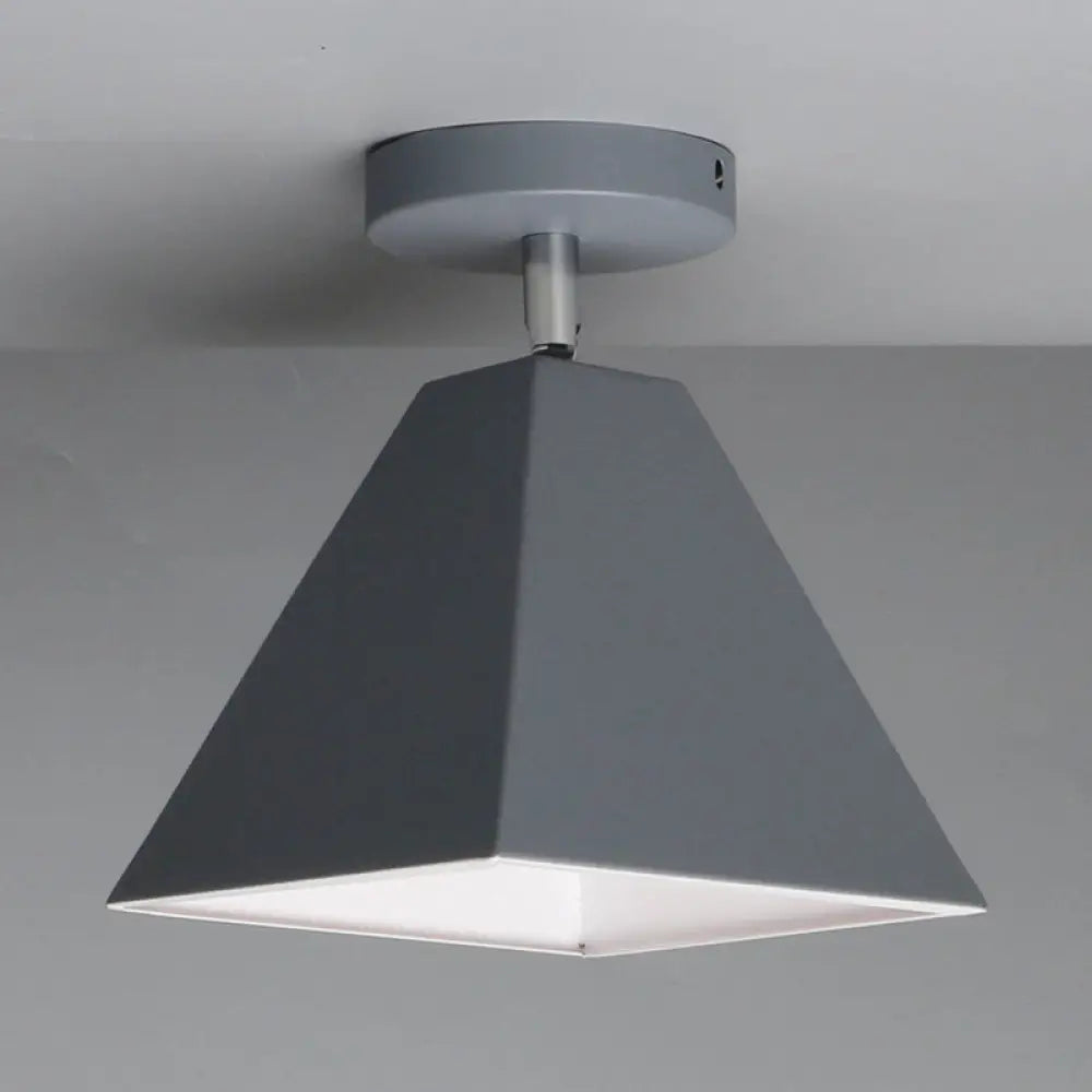 DecorBites™ DecorBites™ Metal Modern Trapezoid Flush Mount Ceiling Light Fixture - 1 Light