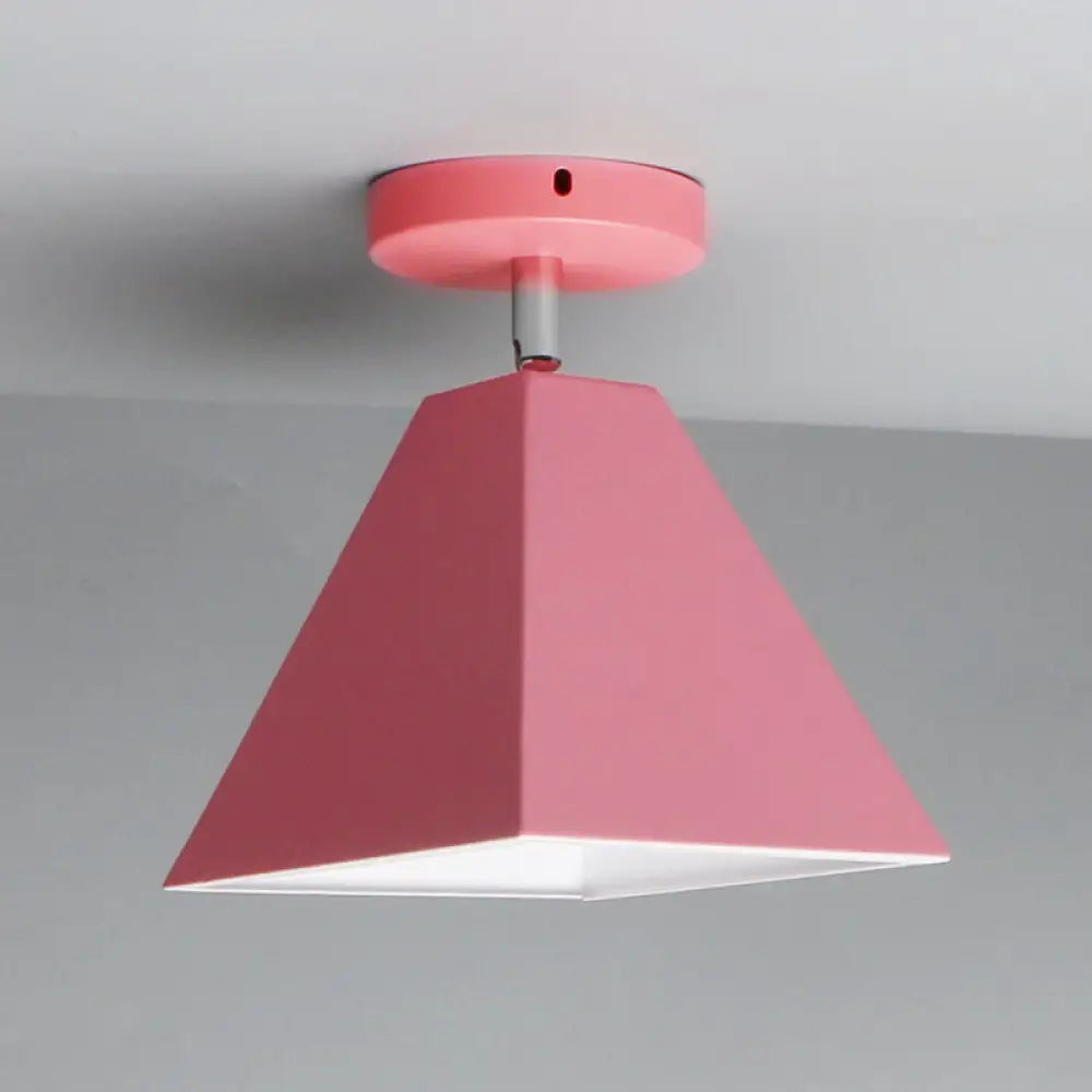 DecorBites™ DecorBites™ Metal Modern Trapezoid Flush Mount Ceiling Light Fixture - 1 Light