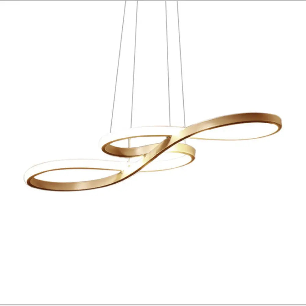 Metal Musical Note LED Pendant Chandelier - Table Suspension Lamp