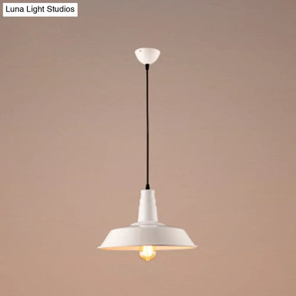 Metal Pendant Light with Industrial Style Shade - Perfect for Coffee Shop or Restaurant