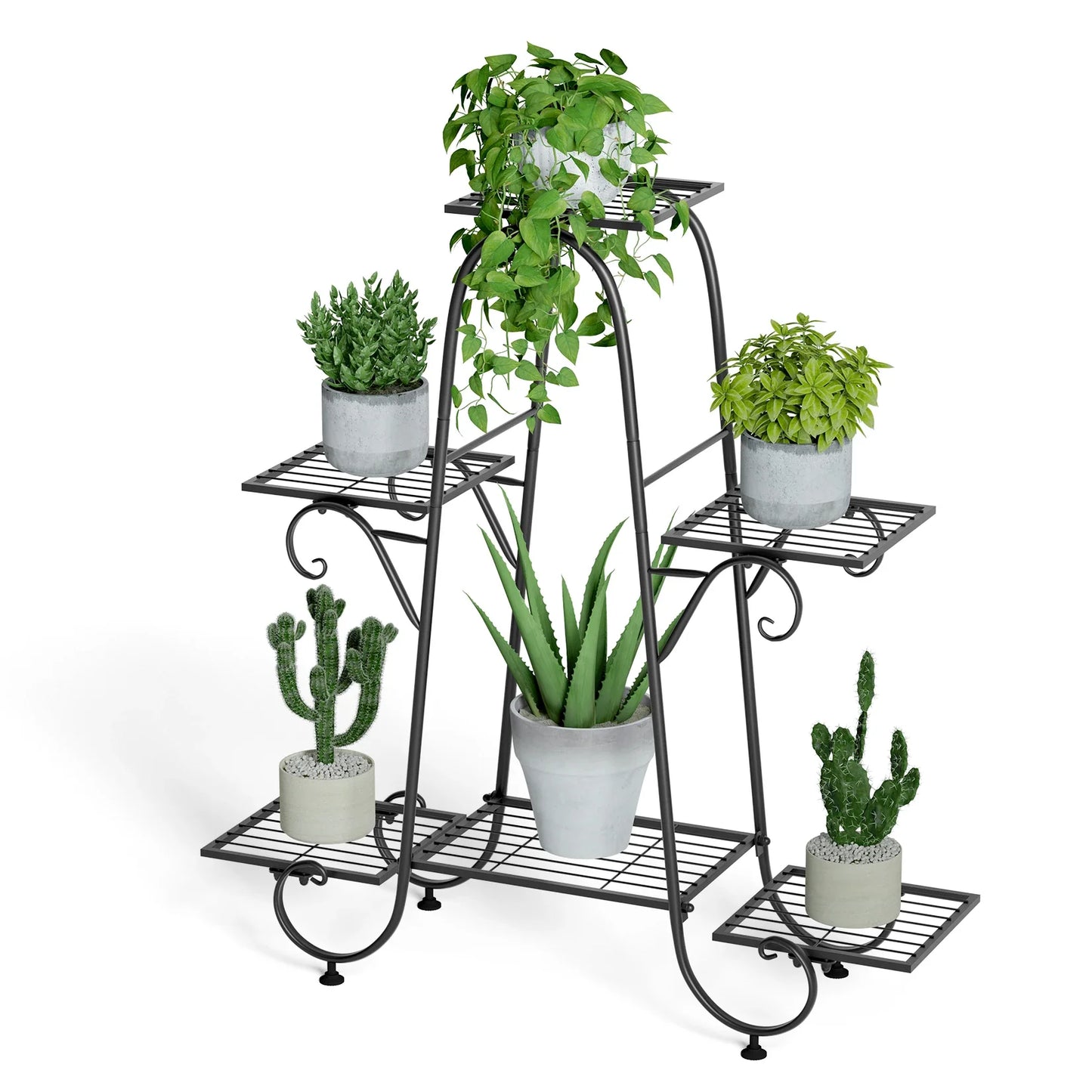 Metal Plant Stand - 6 Tier Display Rack