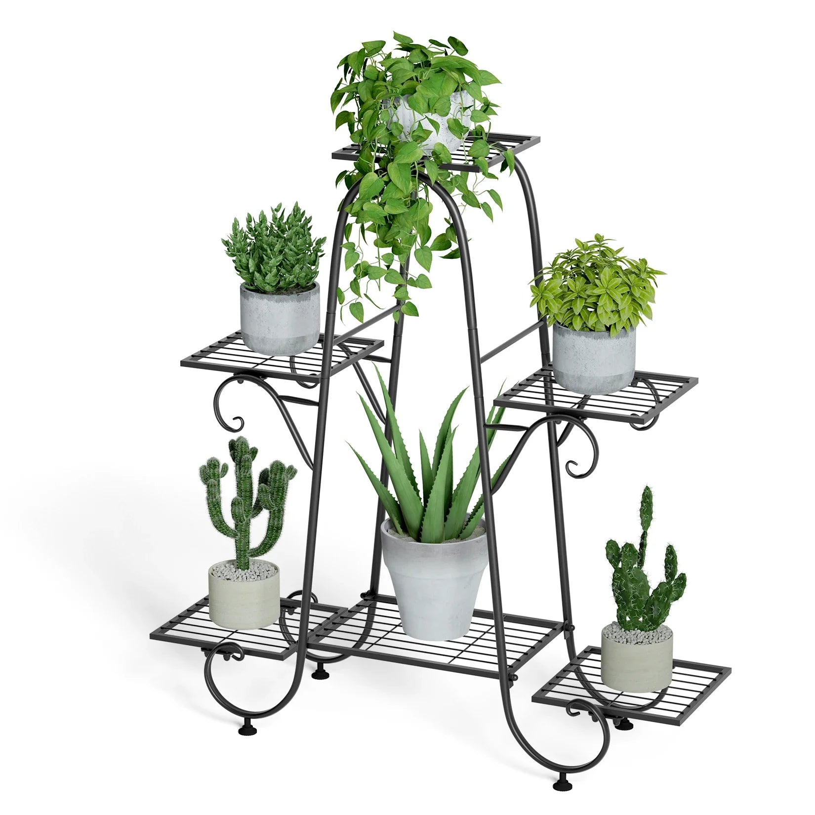 Metal Plant Stand - 6 Tier Display Rack