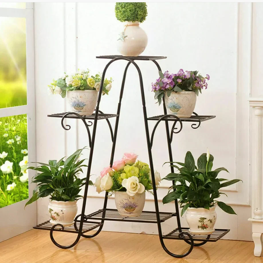 Metal Plant Stand - 6 Tier Display Rack