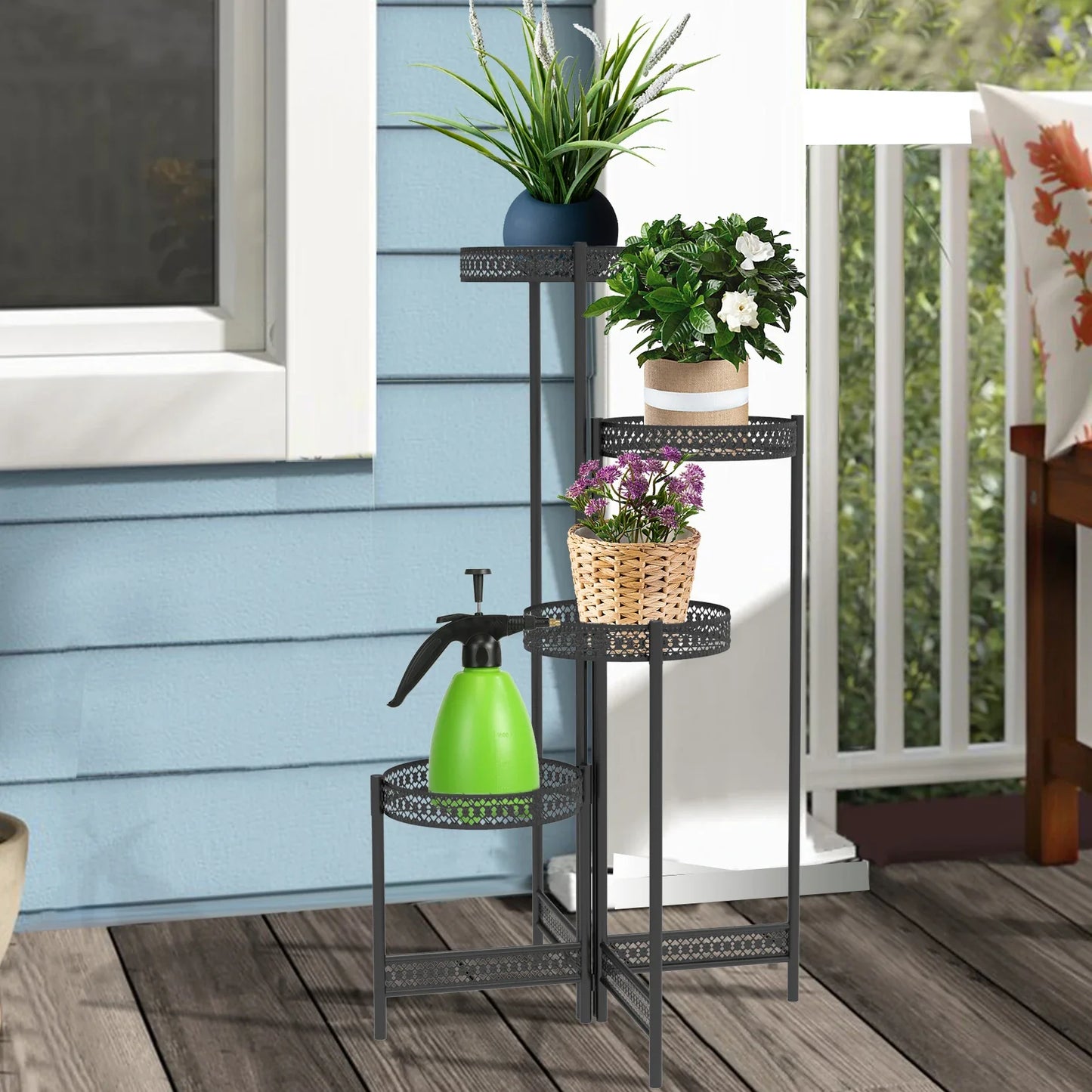 Metal Plant Stand for Indoor and Outdoor