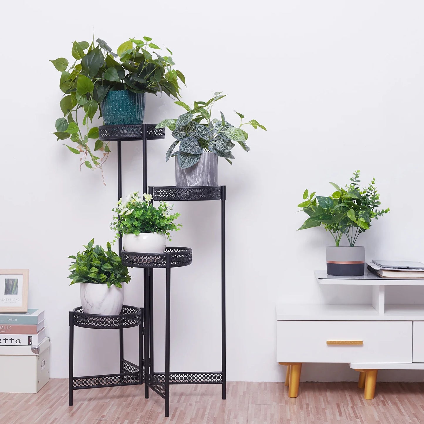 Metal Plant Stand for Indoor and Outdoor