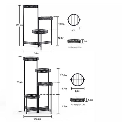 Metal Plant Stand for Indoor and Outdoor
