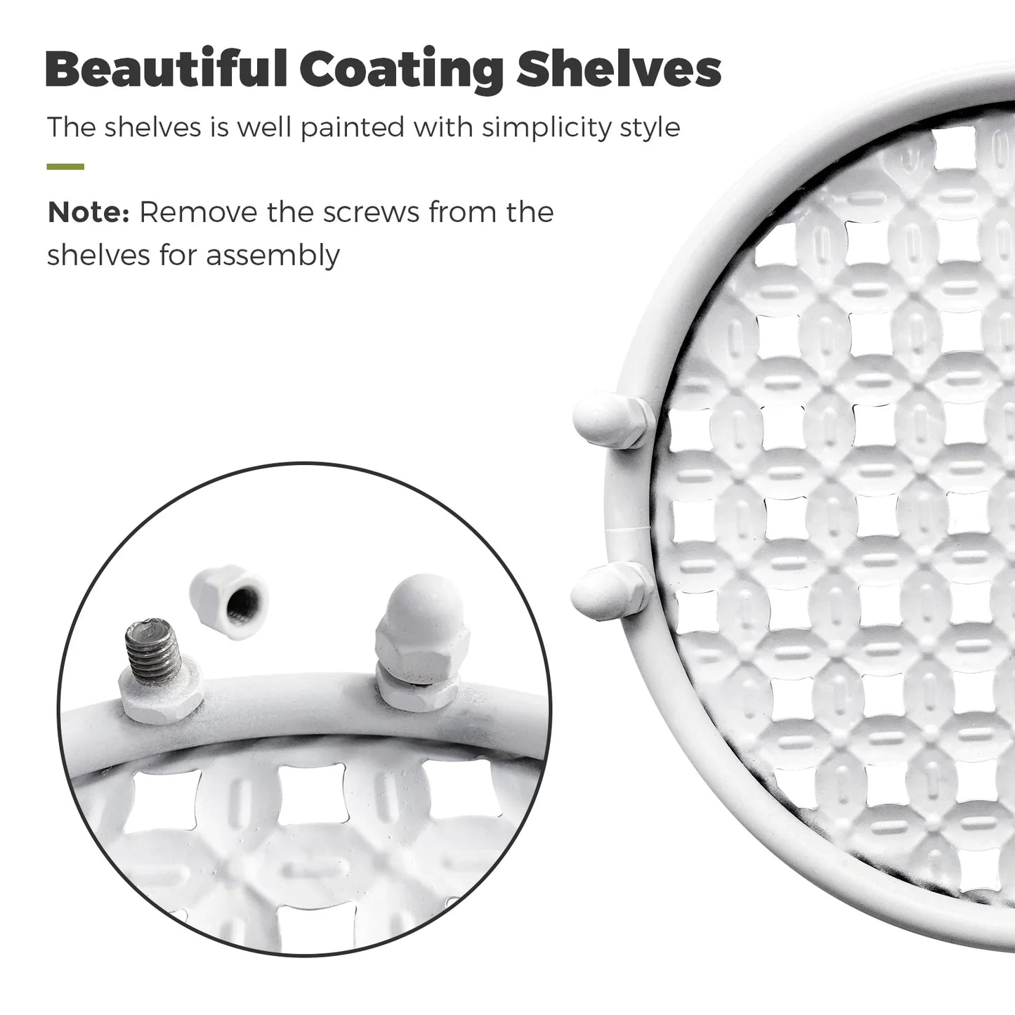 Metal Plant Stand Set for 4 Potted Flowers