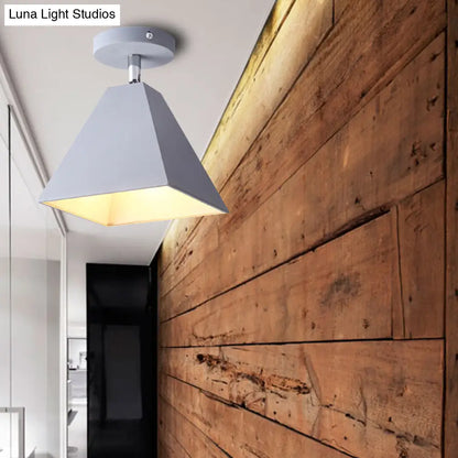 DecorBites™ DecorBites™ Metal Pyramid Ceiling Light for Modern Kid's Bedroom