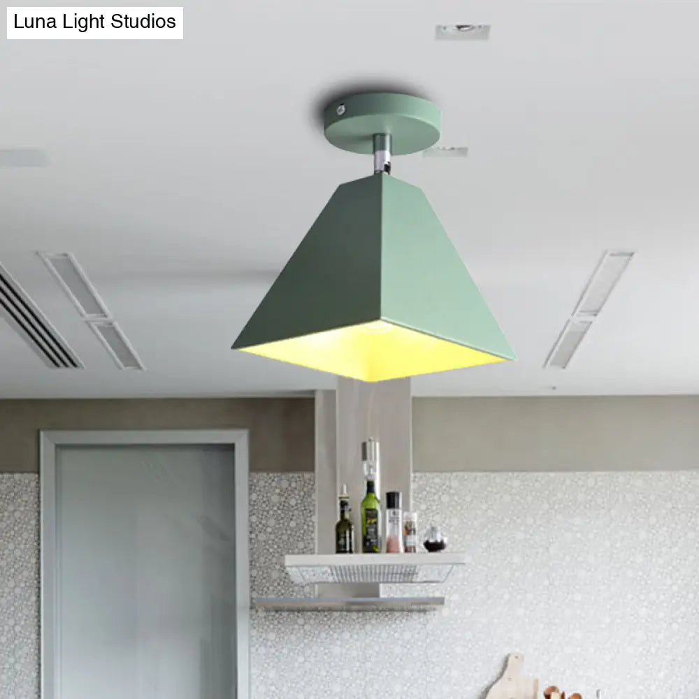 DecorBites™ DecorBites™ Metal Pyramid Ceiling Light for Modern Kid's Bedroom