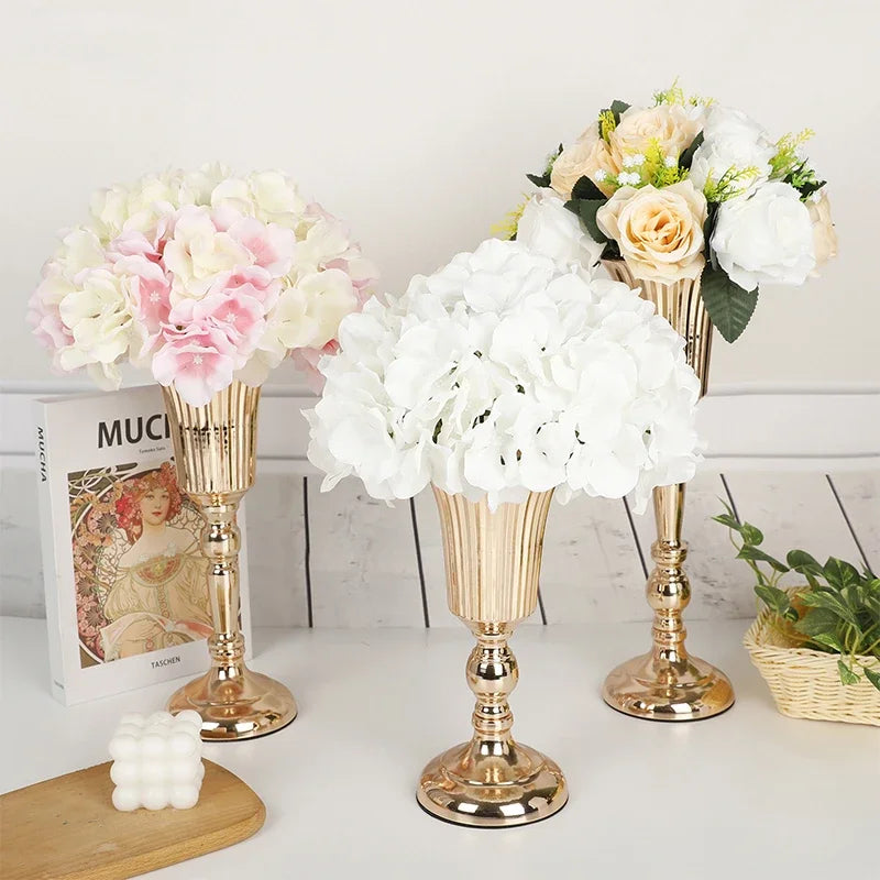 Metal Trumpet Vase Wedding Centerpiece Decor