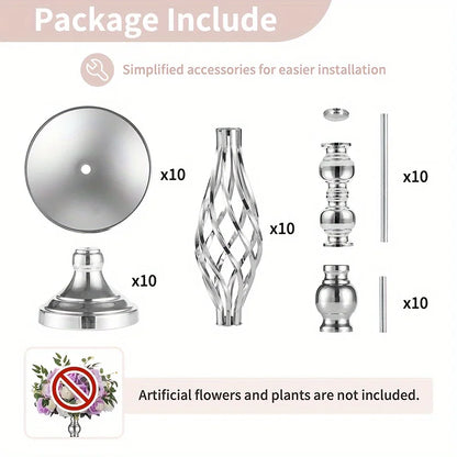 Metal Vase Set for Special Occasions - Vase