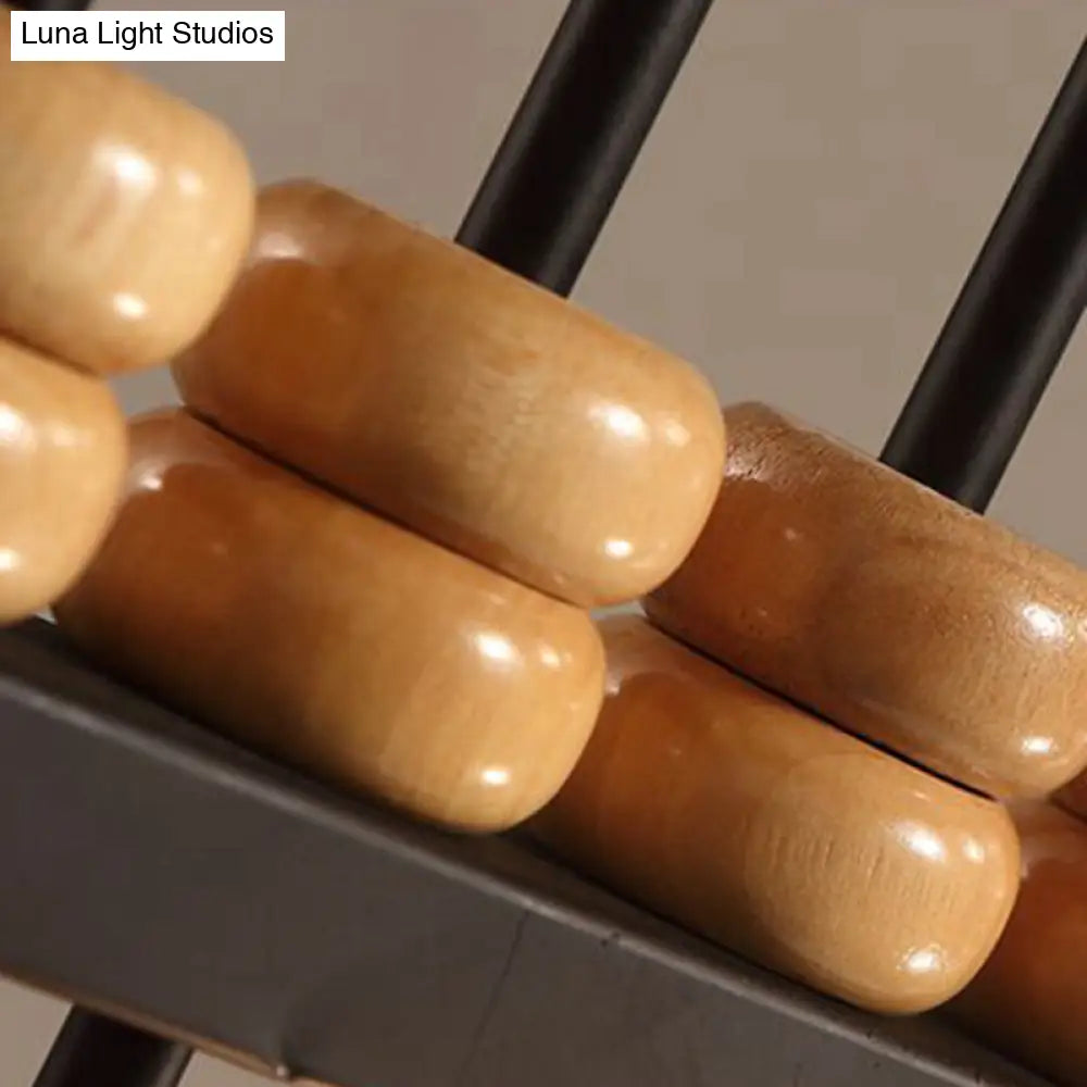 DecorBites™ مصباح معلق معدني بثلاثة رؤوس من طراز Abacus للمطاعم والديكور